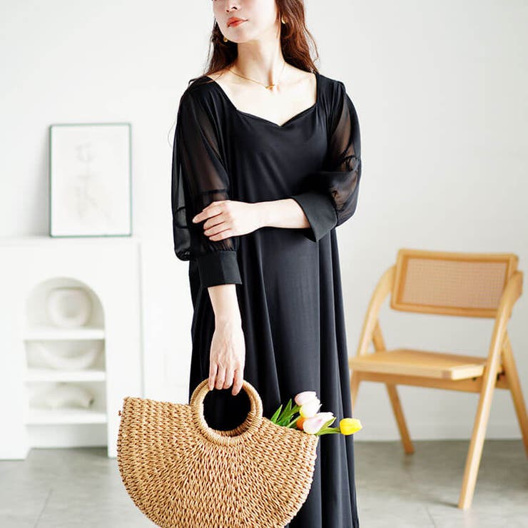 新品未使用タグ付き☆ADORE☆バックシアーワンピース☆38 新品未使用タグ付き☆ADORE☆バックシアーワンピース☆38 - メルカリ