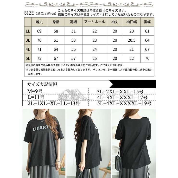 フロッキープリントロゴTシャツ