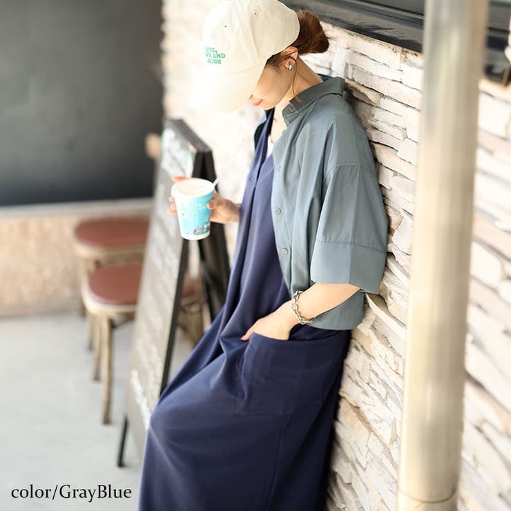 大きいサイズレディース ワンピース バックスリットフロントタックジャンパースカート | GOLDJAPAN　大きいサイズ専門店 | 詳細画像6 