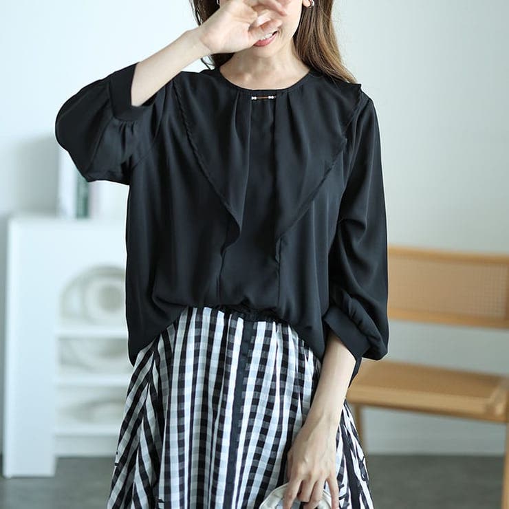 大きいサイズレディース トップス ブラウス | GOLDJAPAN　大きいサイズ専門店 | 詳細画像8 