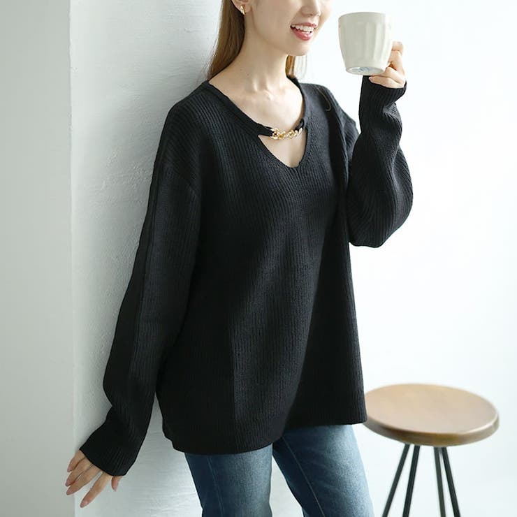 大きいサイズレディース トップス ニット | GOLDJAPAN　大きいサイズ専門店 | 詳細画像8 