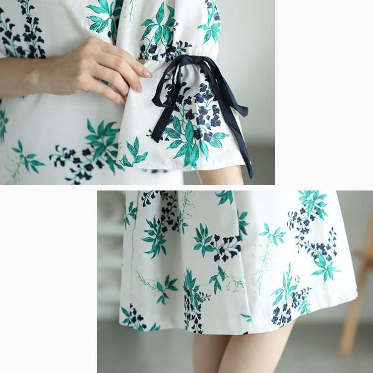 ★極美品★arisana160cm卒業入学用ワンピースクリーピング済み RUIRUE BOUTIQUE レディース ロングワンピース 長袖ブラウス 2点