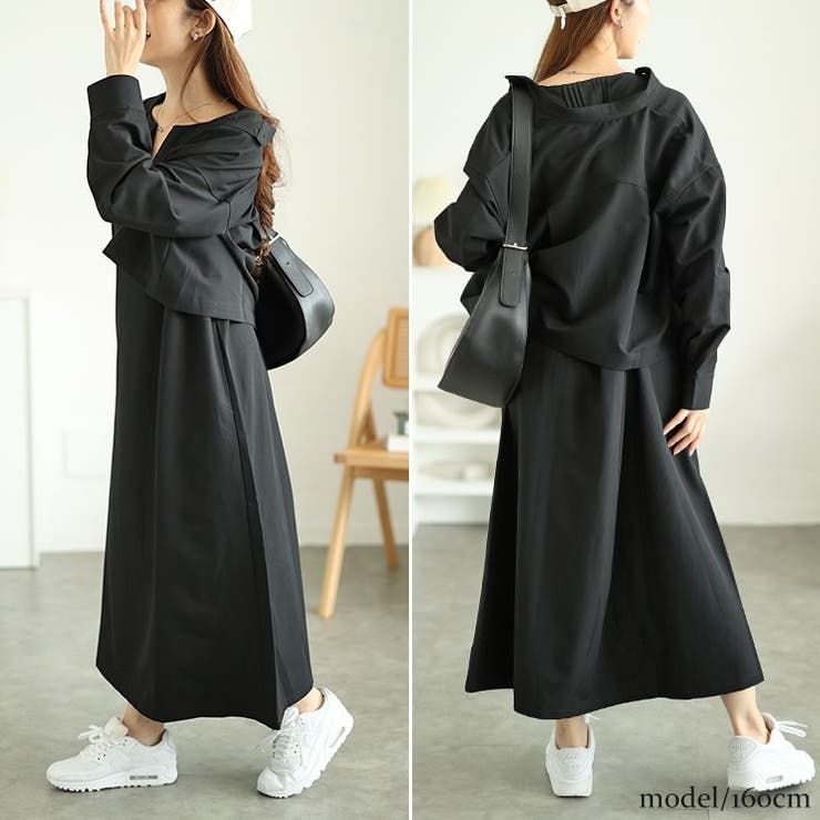 大きいサイズレディース ワンピース ショート丈ブラウス＆ピンタックワンピース2点… | GOLDJAPAN　大きいサイズ専門店 | 詳細画像13 