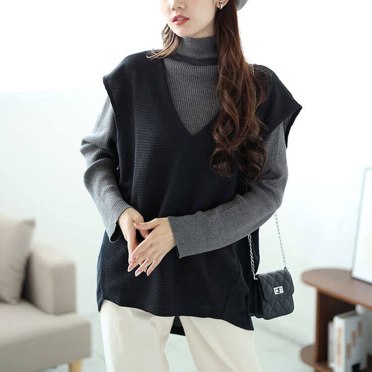 大きいサイズレディース トップス ベスト | GOLDJAPAN　大きいサイズ専門店 | 詳細画像7 