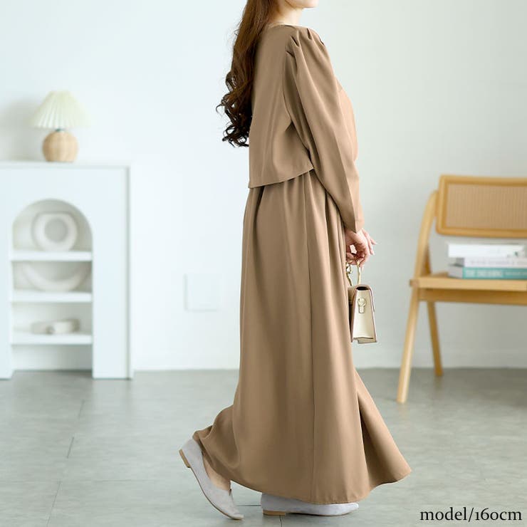 大きいサイズレディース ワンピース ジャケット[品番：GJ000021358