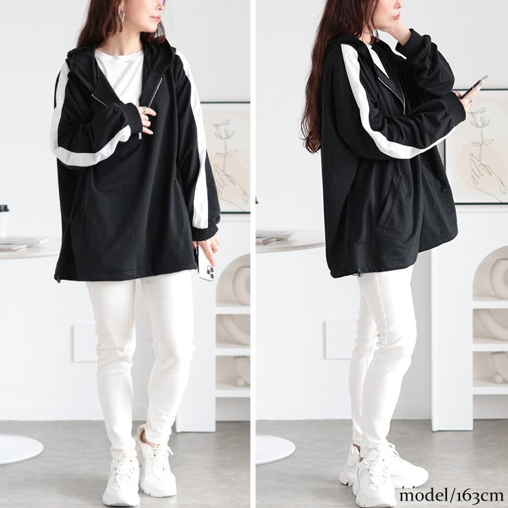 大きいサイズレディース トップス パーカー | GOLDJAPAN　大きいサイズ専門店 | 詳細画像13 