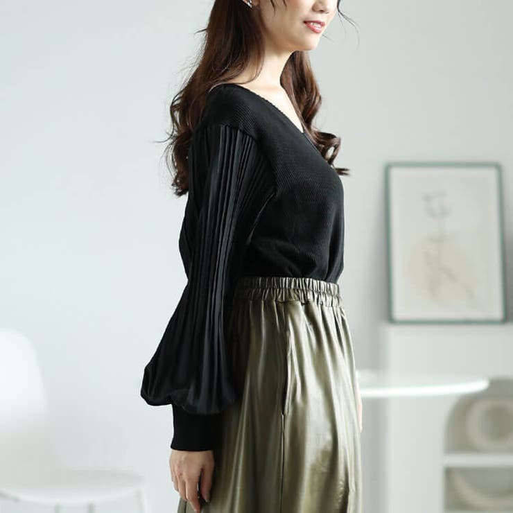 大きいサイズレディース トップス ニット | GOLDJAPAN　大きいサイズ専門店 | 詳細画像8 