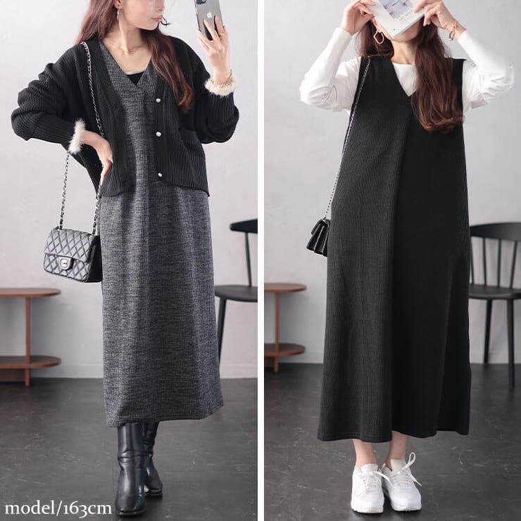 大きいサイズレディース ワンピース ジャンパースカート | GOLDJAPAN　大きいサイズ専門店 | 詳細画像6 