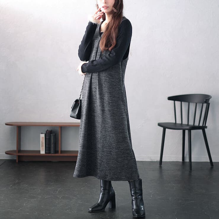 大きいサイズレディース ワンピース ジャンパースカート | GOLDJAPAN　大きいサイズ専門店 | 詳細画像9 