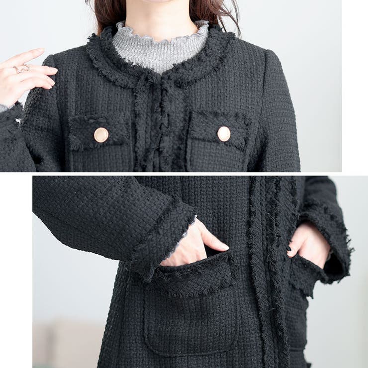 大きいサイズレディース アウター ジャケット[品番：GJ000021649]｜GOLDJAPAN 大きいサイズ 専門店（ゴールドジャパン）のレディースファッション通販｜SHOPLIST（ショップリスト）