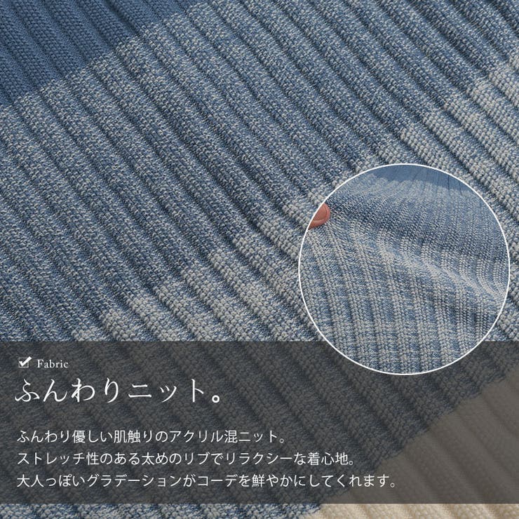 大きいサイズレディース トップス ニット | GOLDJAPAN　大きいサイズ専門店 | 詳細画像7 