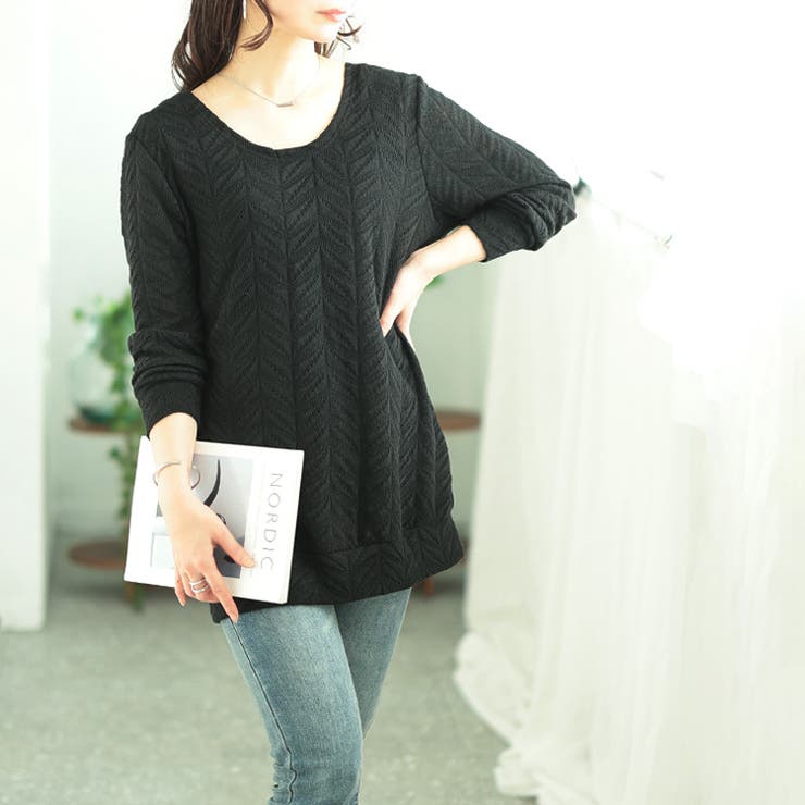 大きいサイズレディース トップス ニット | GOLDJAPAN　大きいサイズ専門店 | 詳細画像10 