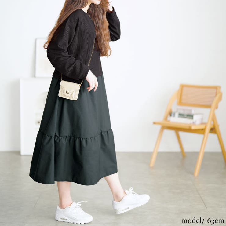 大きいサイズレディース ワンピース ティアードドッキングワンピース | GOLDJAPAN　大きいサイズ専門店 | 詳細画像11 