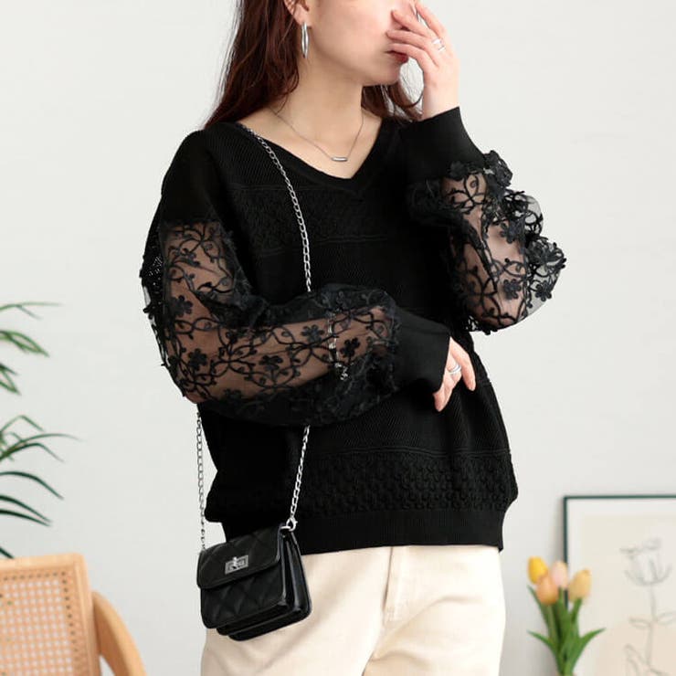 大きいサイズレディース トップス ニット | GOLDJAPAN　大きいサイズ専門店 | 詳細画像12 