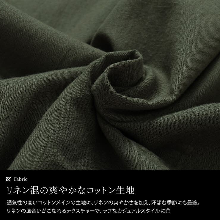コットンリネンスクエアネックワンピース