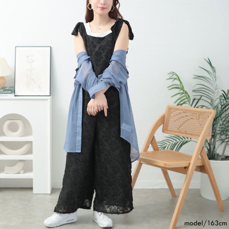 大きいサイズ レディース サロペット[品番:GJ000021904 大きいサイズ レディース サロペット[品番:GJ000021904
