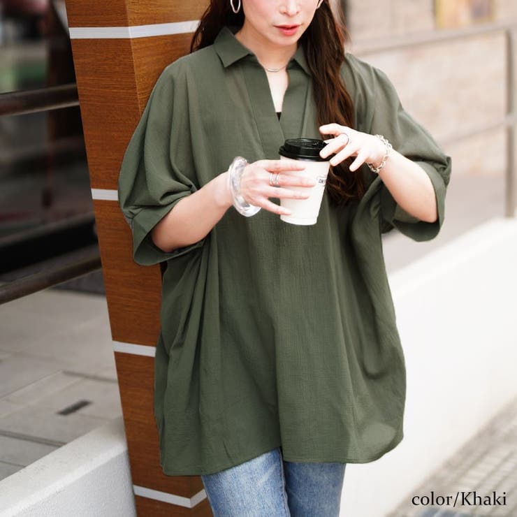 大きいサイズ レディース チュニック | GOLDJAPAN　大きいサイズ専門店 | 詳細画像6 