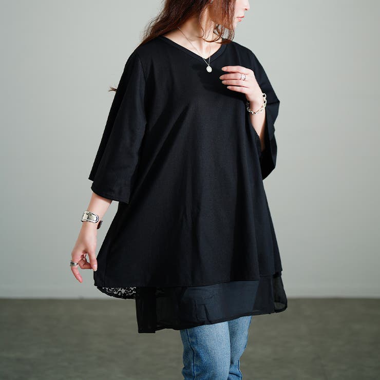 大きいサイズ レディース チュニック | GOLDJAPAN　大きいサイズ専門店 | 詳細画像7 