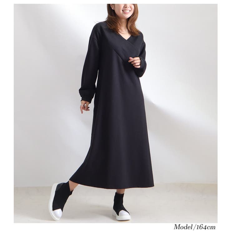 大きいサイズレディース ワンピース Vネックマキシ丈ワンピース 品番 Gj Goldjapan 大きいサイズ 専門店 ゴールドジャパン のレディースファッション通販 Shoplist ショップリスト