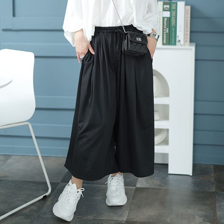 ブラック | 大きいサイズ レディース ボトムス | GOLDJAPAN　大きいサイズ専門店