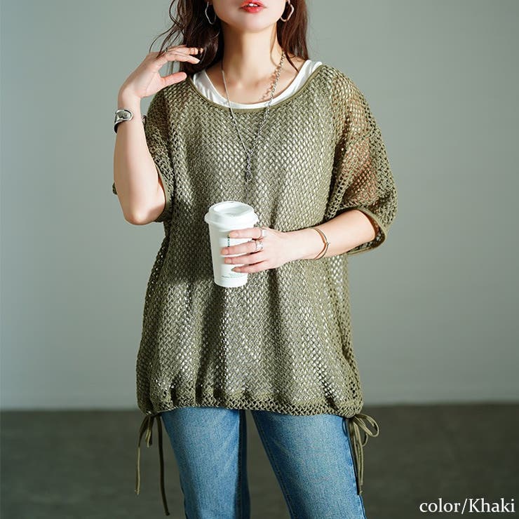 カーキ | 大きいサイズ レディース トップス | GOLDJAPAN　大きいサイズ専門店