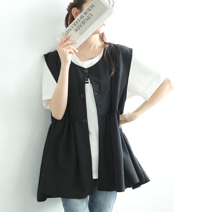 ブラック | 大きいサイズ レディース トップス | GOLDJAPAN　大きいサイズ専門店