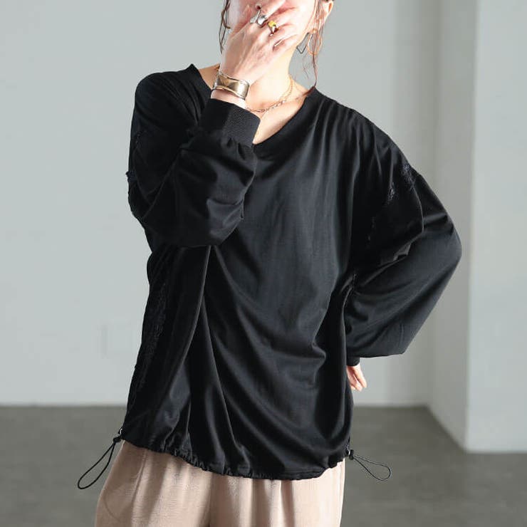 ブラック | 大きいサイズ レディース トップス | GOLDJAPAN　大きいサイズ専門店