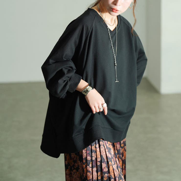 ブラック | 大きいサイズ レディース チュニック | GOLDJAPAN　大きいサイズ専門店