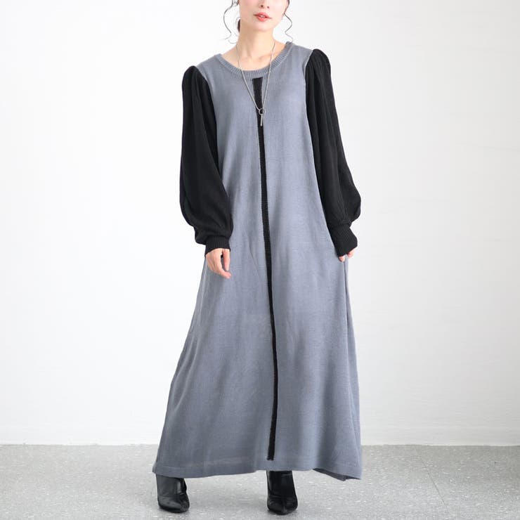 ブルー | 大きいサイズ レディース ワンピース | GOLDJAPAN　大きいサイズ専門店