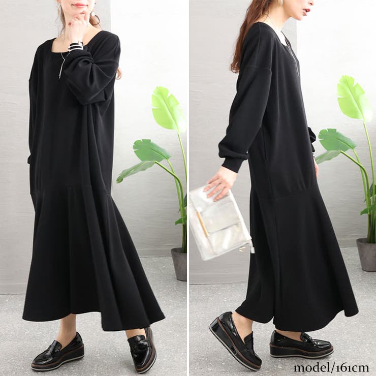 ブラック | 大きいサイズ レディース ワンピース | GOLDJAPAN　大きいサイズ専門店