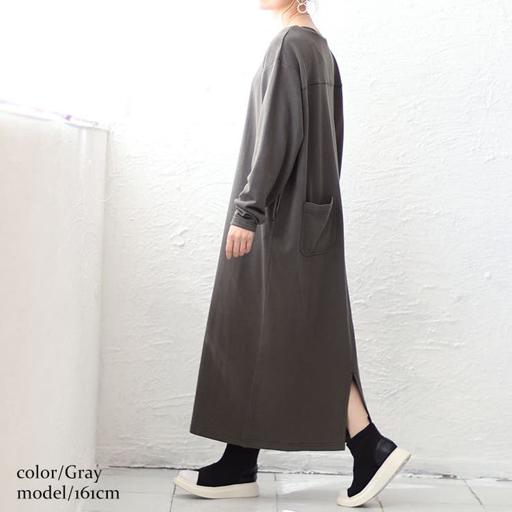 グレー | 大きいサイズ レディース ワンピース | GOLDJAPAN　大きいサイズ専門店