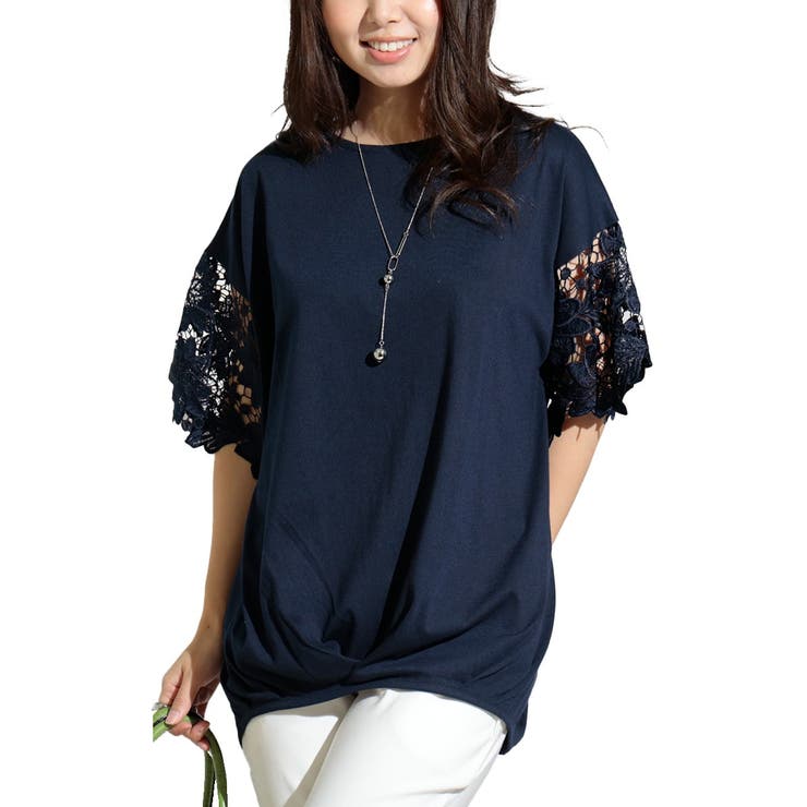 ネイビー | 大きいサイズ レディース トップス | GOLDJAPAN　大きいサイズ専門店