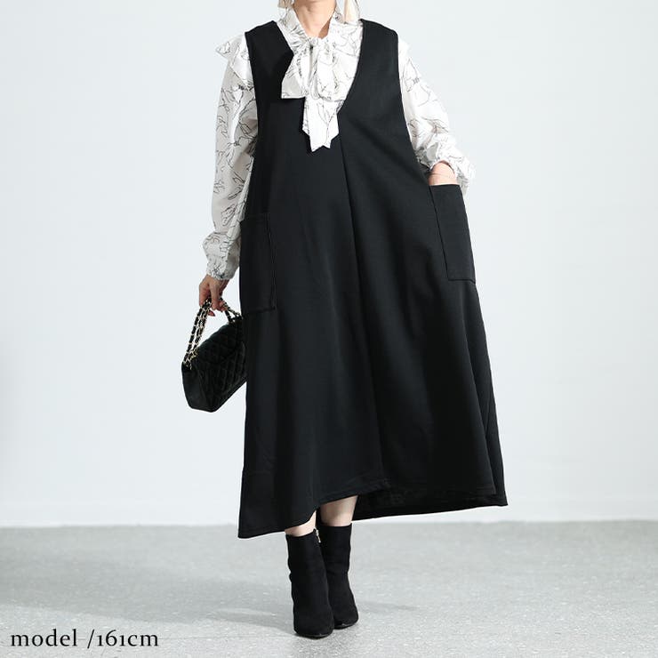 ブラック | 大きいサイズ レディース ワンピース | GOLDJAPAN　大きいサイズ専門店