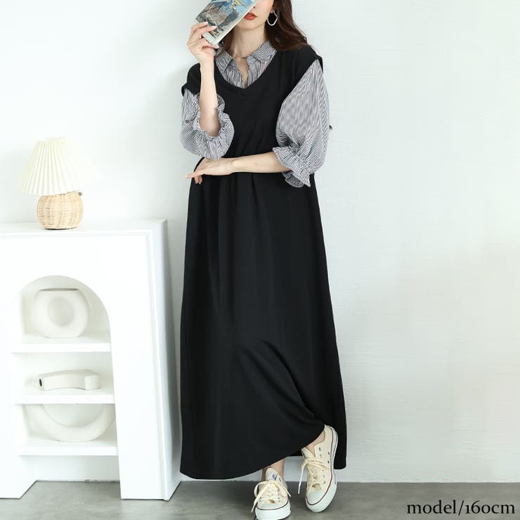 ブラック | 大きいサイズ レディース ワンピース | GOLDJAPAN　大きいサイズ専門店