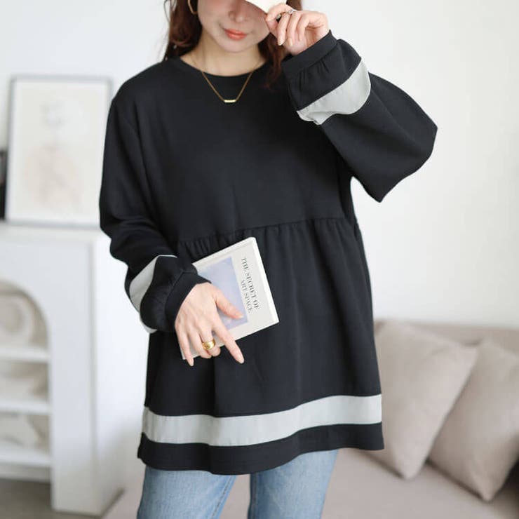 ブラック | 大きいサイズ レディース チュニック | GOLDJAPAN　大きいサイズ専門店