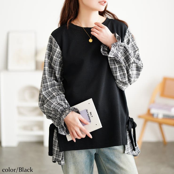 ブラック | 大きいサイズ レディース トップス | GOLDJAPAN　大きいサイズ専門店