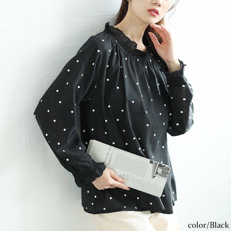 ブラック | 大きいサイズレディース トップス ブラウス | GOLDJAPAN　大きいサイズ専門店