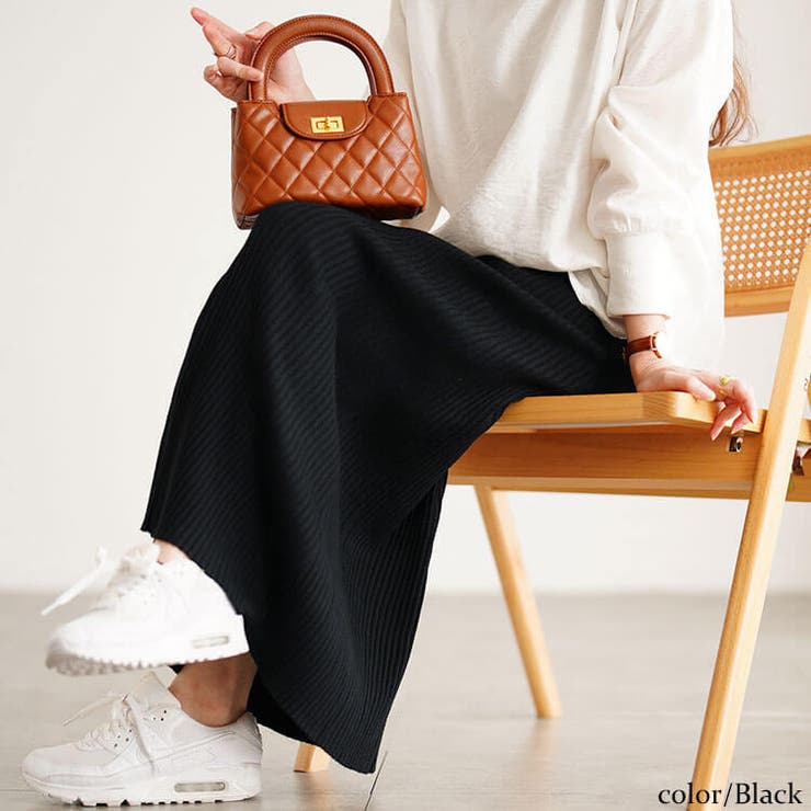 ブラック | 大きいサイズ レディース スカート | GOLDJAPAN　大きいサイズ専門店