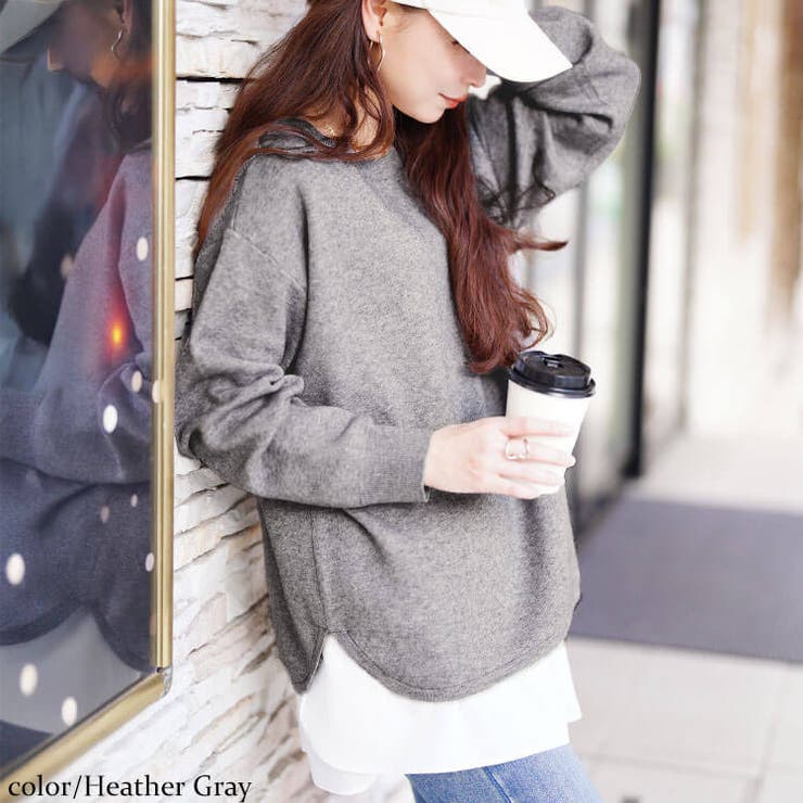 杢グレー | 大きいサイズ レディース トップス | GOLDJAPAN　大きいサイズ専門店