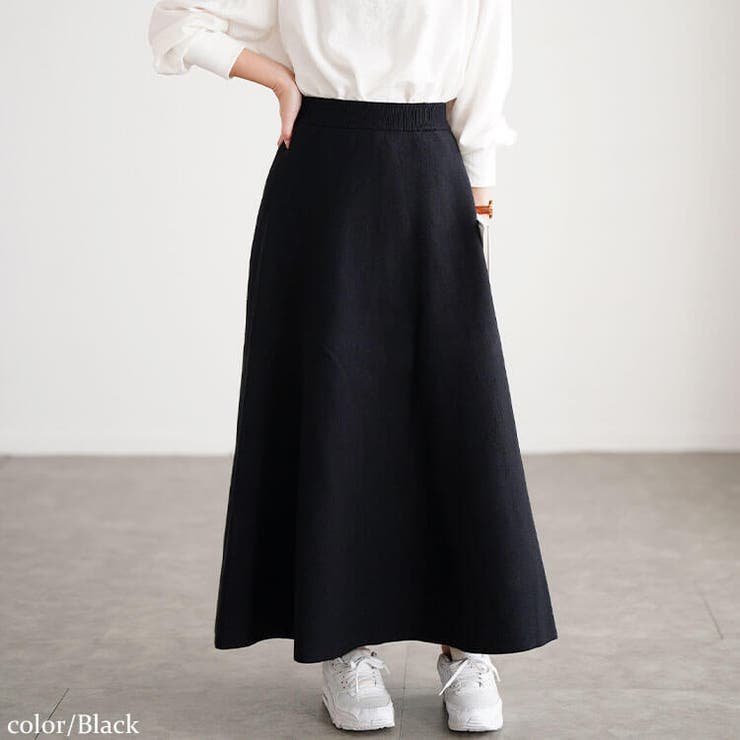 ブラック | 大きいサイズ レディース スカート | GOLDJAPAN　大きいサイズ専門店