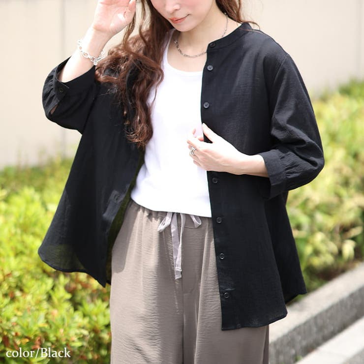 ブラック | 大きいサイズ レディース トップス | GOLDJAPAN　大きいサイズ専門店