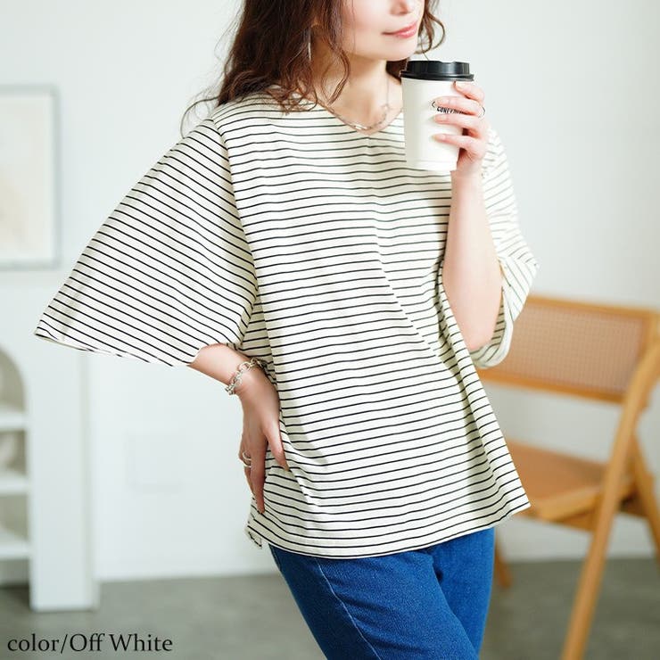 オフホワイト | 大きいサイズ レディース トップス | GOLDJAPAN　大きいサイズ専門店
