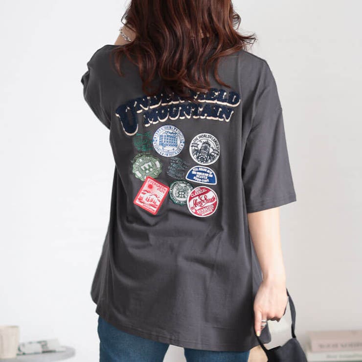 大きいサイズレディース トップス Tシャツ[品番：GJ000021007