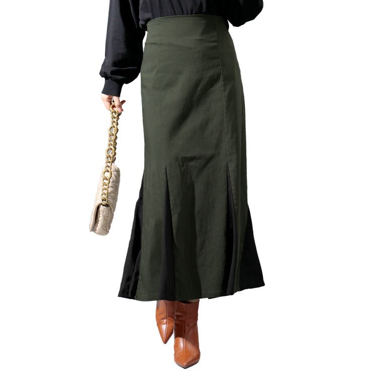 カーキ | 大きいサイズ レディース ボトムス | GOLDJAPAN　大きいサイズ専門店