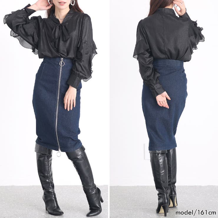 ブラック | 大きいサイズ レディース トップス | GOLDJAPAN　大きいサイズ専門店