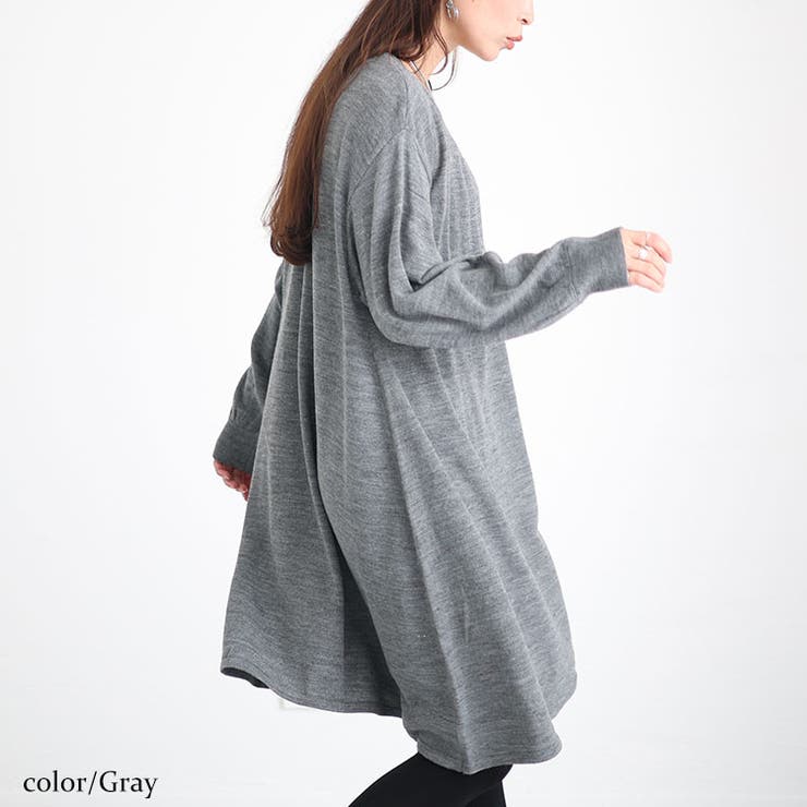 グレー | 大きいサイズ レディース ワンピース | GOLDJAPAN　大きいサイズ専門店