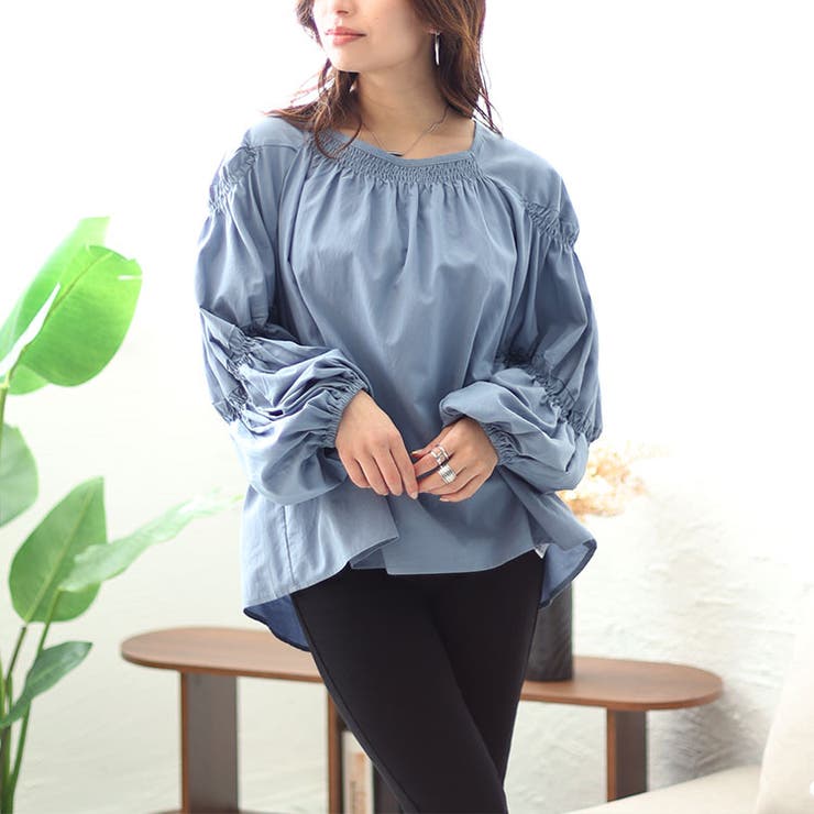 ブルー | 大きいサイズ レディース トップス | GOLDJAPAN　大きいサイズ専門店