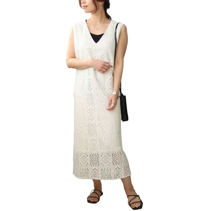 オフホワイト | 大きいサイズ レディース ワンピース | GOLDJAPAN　大きいサイズ専門店