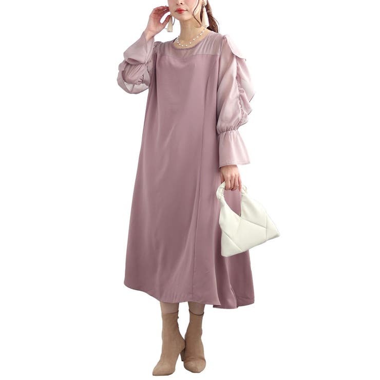 ピンク | 大きいサイズ レディース ワンピース | GOLDJAPAN　大きいサイズ専門店