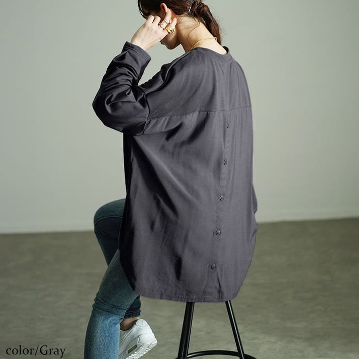 グレー | 大きいサイズレディース トップス カットソー | GOLDJAPAN　大きいサイズ専門店